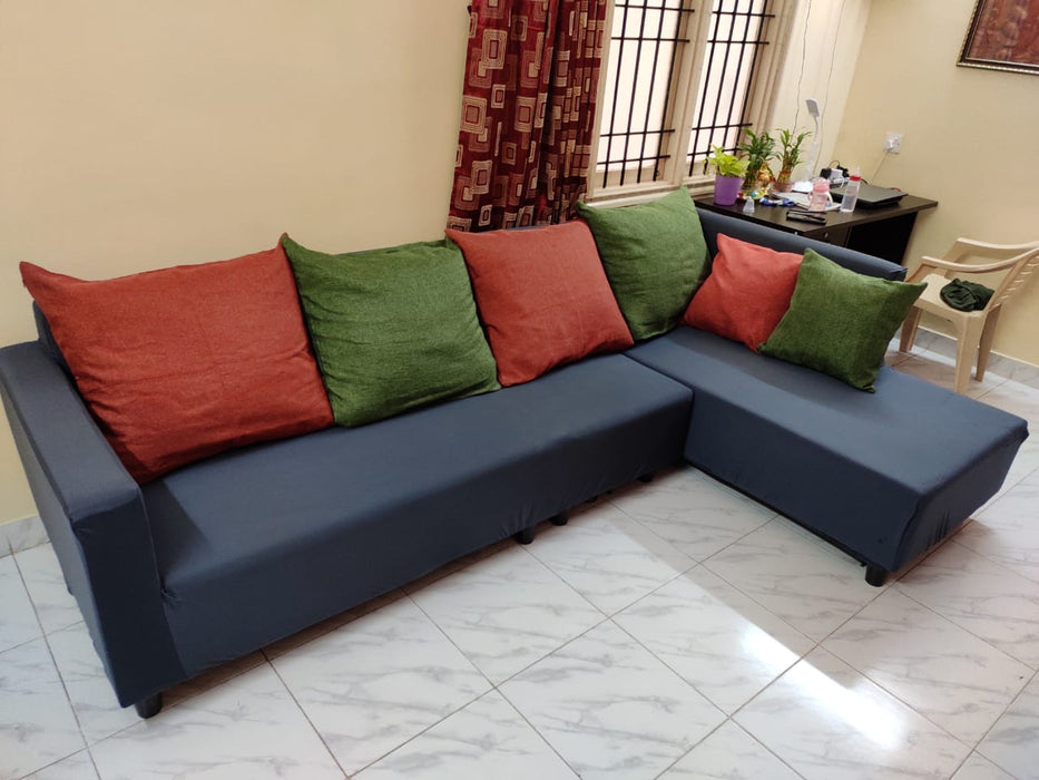 Sofa Cover Maker's-Solid Sofa Covers