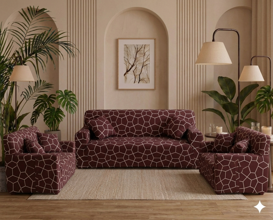 Sofa Cover Maker's - 3+1+1 Set Covers