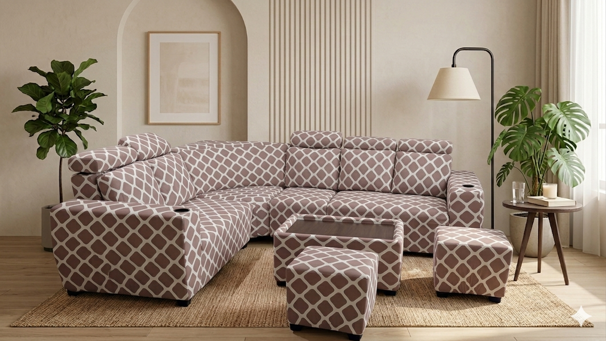 Sofa Cover Maker's - Corner Sofa Covers with headrest