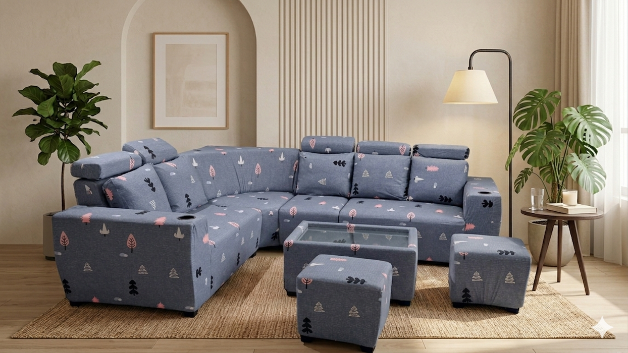 Sofa Cover Maker's - Corner Sofa Covers with headrest