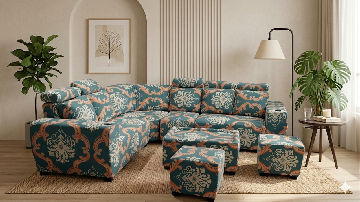 Sofa Cover Maker's - Corner Sofa Covers with headrest